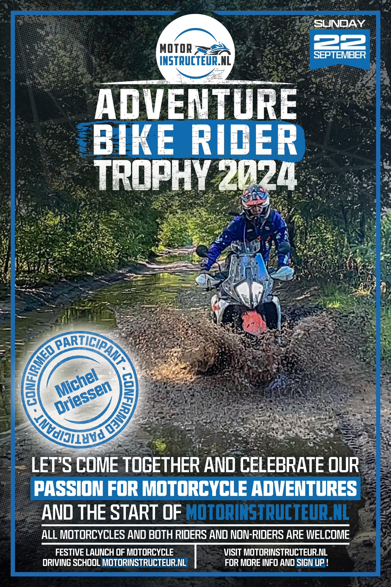 Michel Driessen – Deelnemer #12 Adventure Bike Rider Trophy 2024