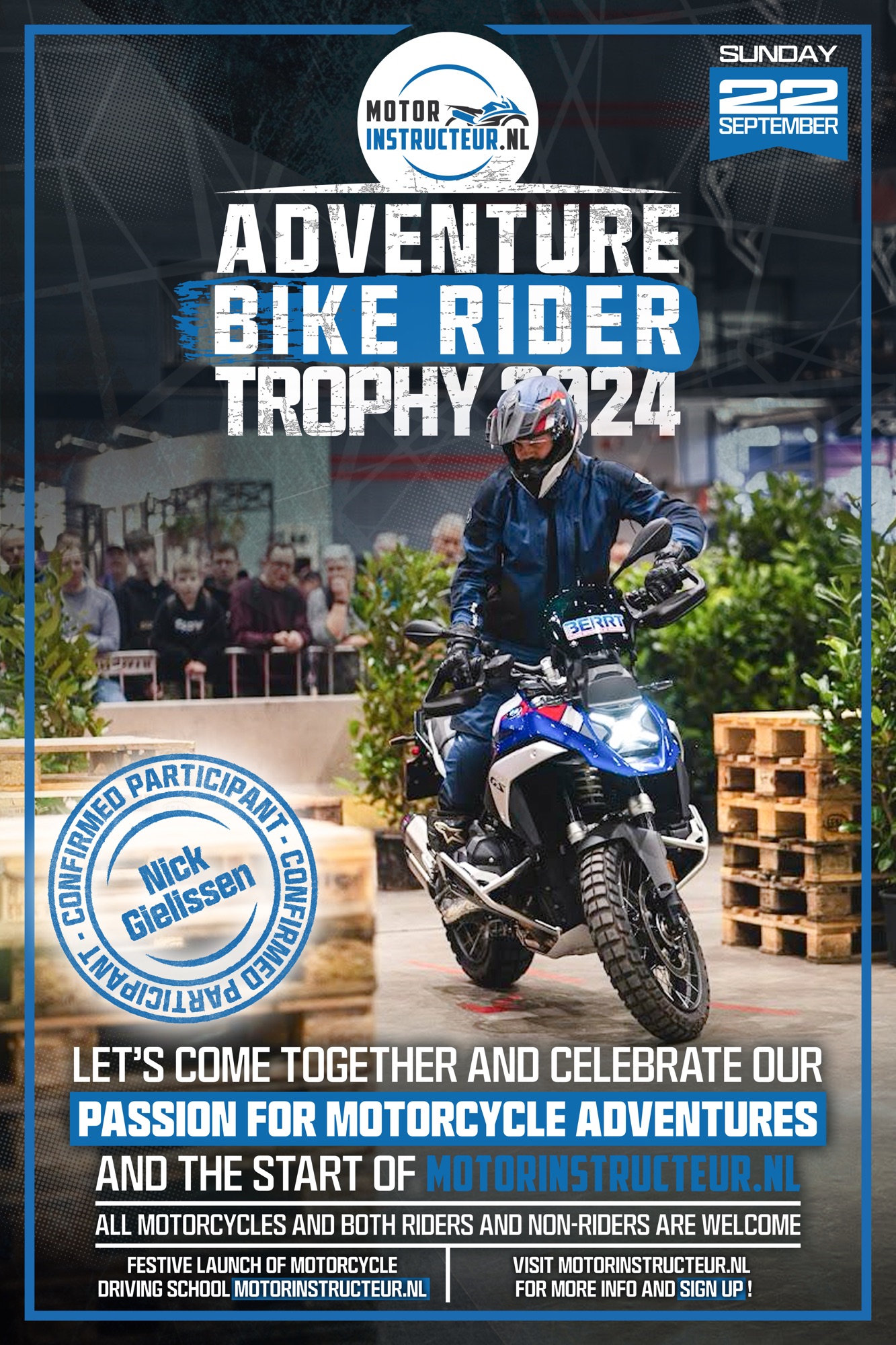 Nick Gielissen – Deelnemer #05 Adventure Bike Rider Trophy 2024