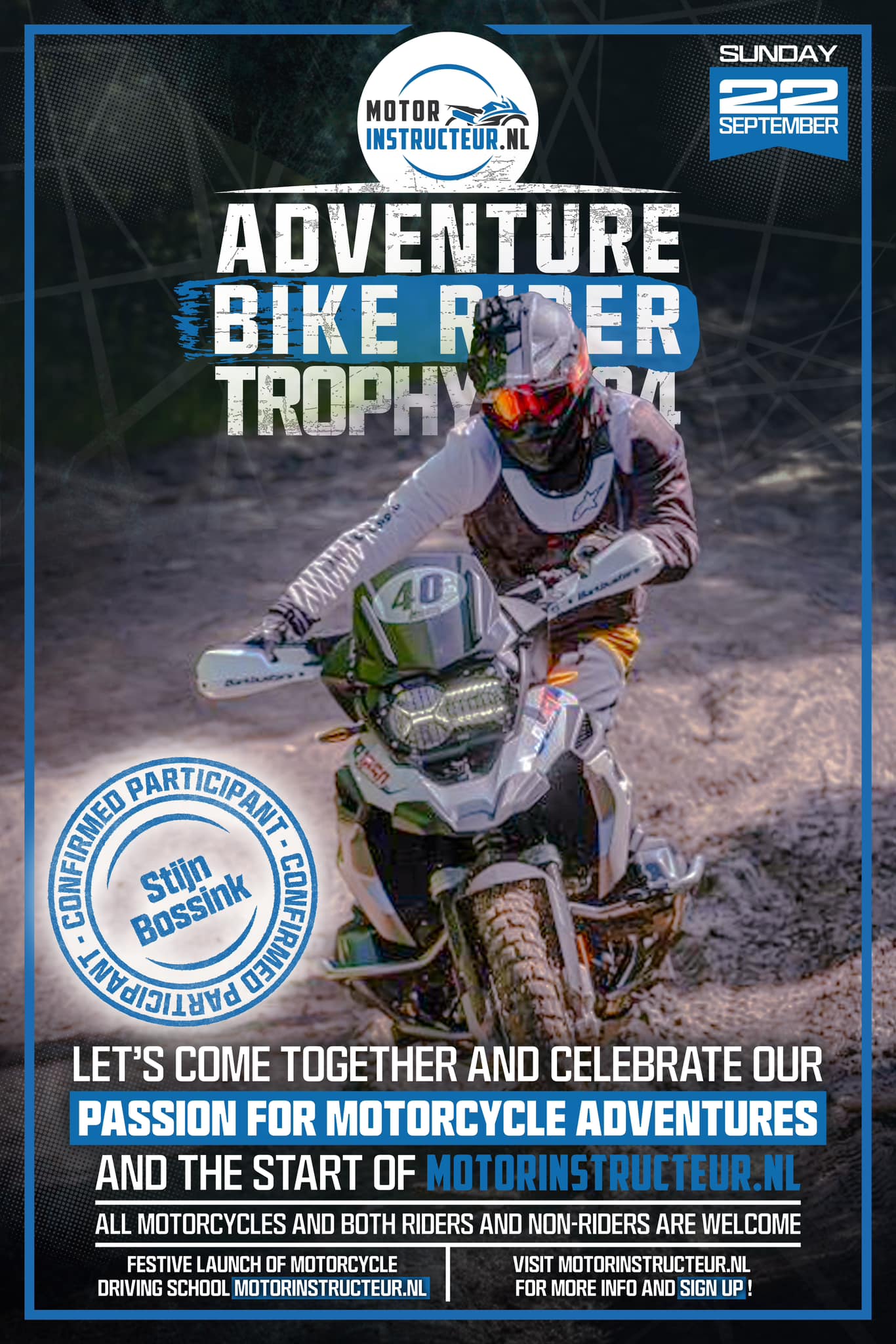 Stijn Bossink – Deelnemer #13 Adventure Bike Rider Trophy 2024